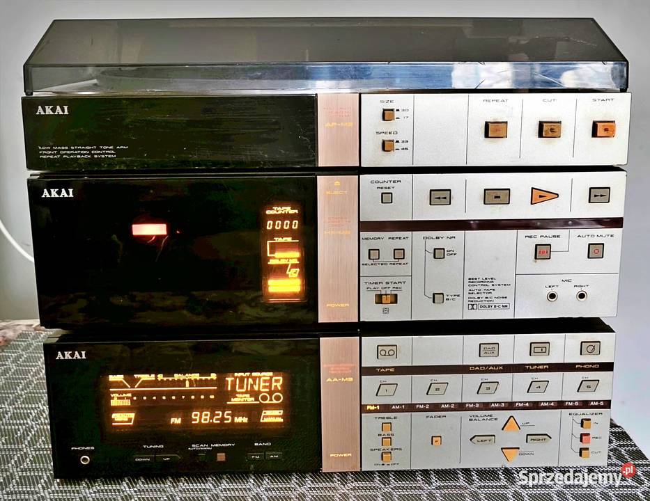 Magnetofon kasetowy AKAI model HXM5 Sprawdzony łódzkie Piotrków Trybunalski