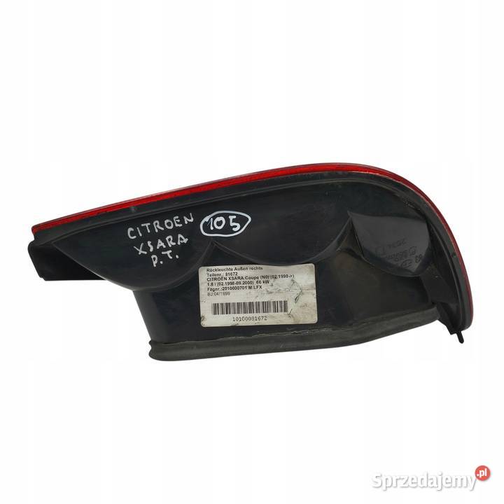 LAMPA PRAWA Citroen Xsara tylnia prawy tył