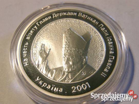 Ukraina medal Jan Paweł II 2001 Numizmatyka śląskie