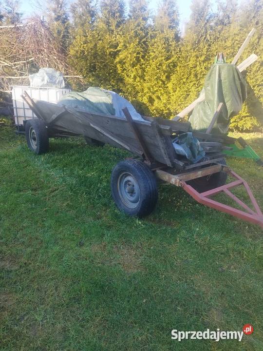 Woz do ciągnika metalowy Końskie