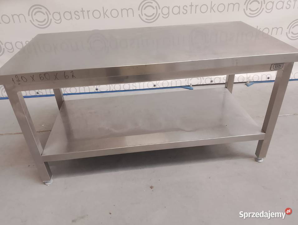 Stół centralny z półką 120x60x62 Gastronomia Wrocław