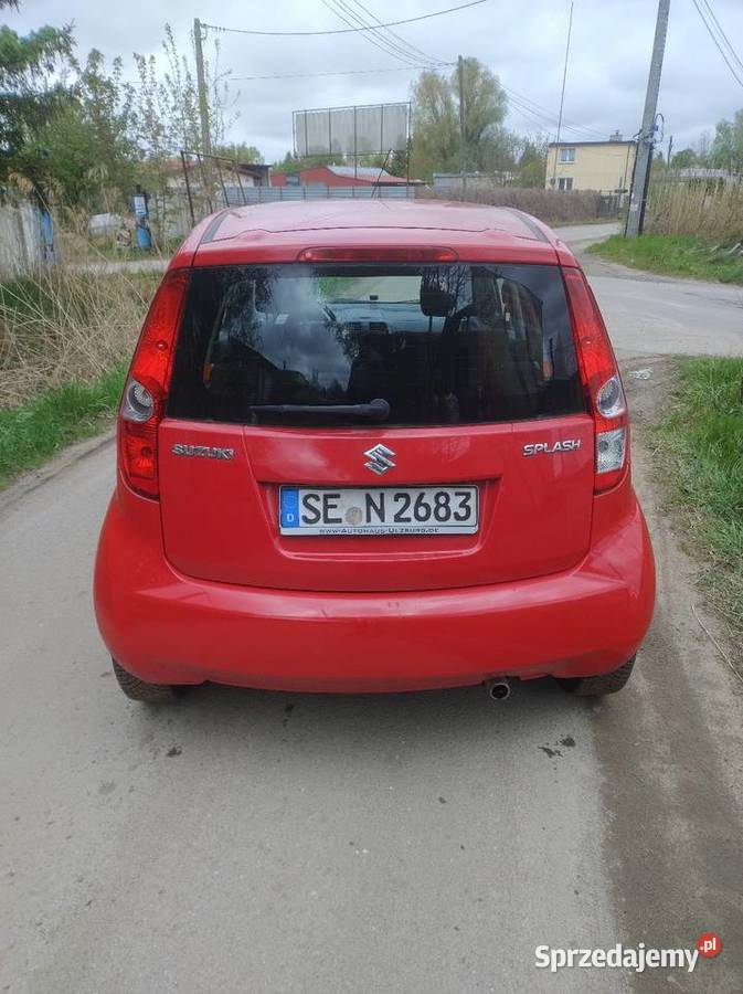 Suzuki Splash 10 B 2009r Sprowadzone radio