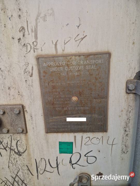 40HCRF KONTENER CHŁODNIA 12 METROWA 2014 pomorskie Gdynia sprzedam