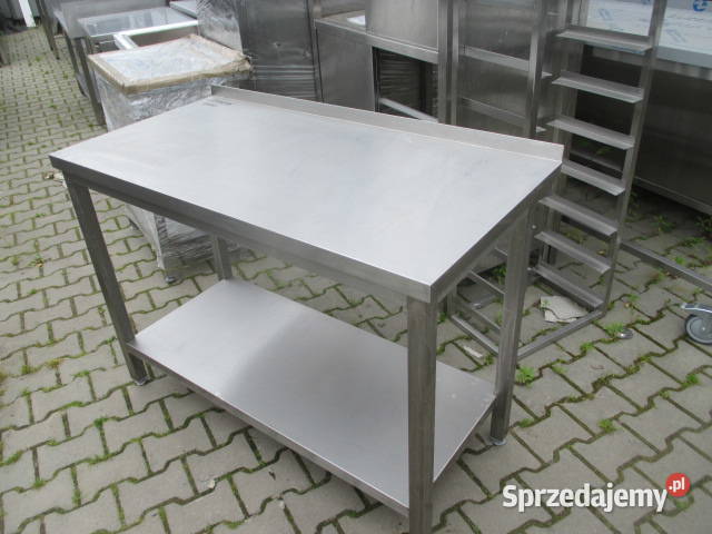 STÓŁ GASTRONOMICZNY Z PÓŁKĄ PRZYŚCIENNY 1206085 Ostrów Wielkopolski