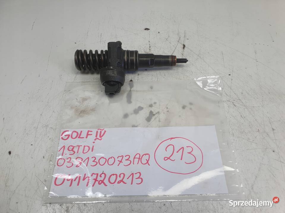 WTRYSKIWACZ Audi A3 8L 19 TDI POMPOWSTRYSKIWACZ lubelskie Chełm