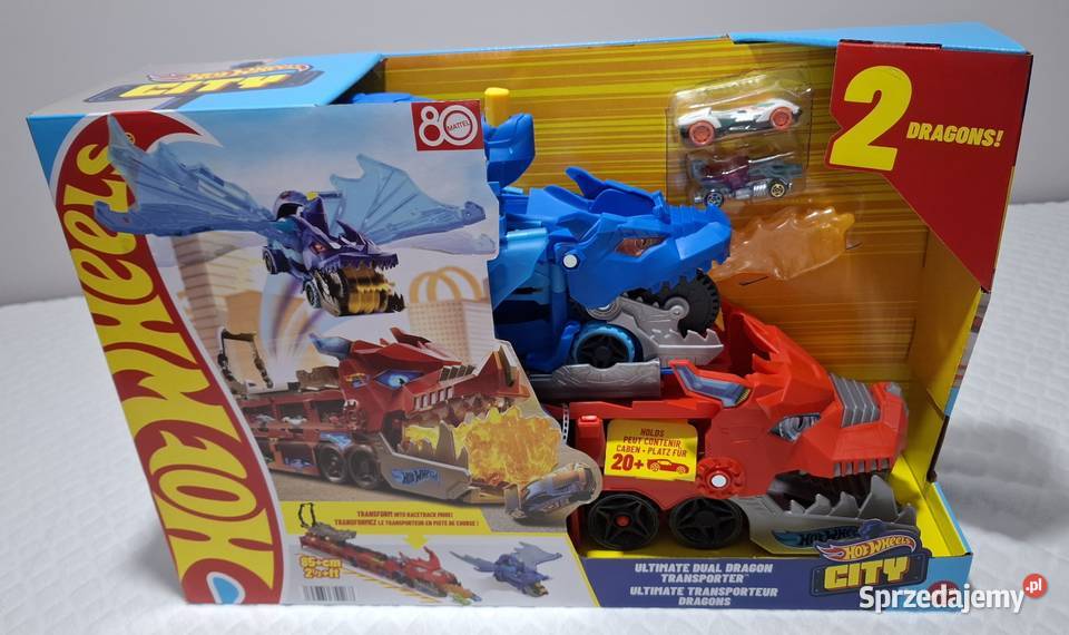 Hot Wheels Ultimate dual dragon transporter Czeladź