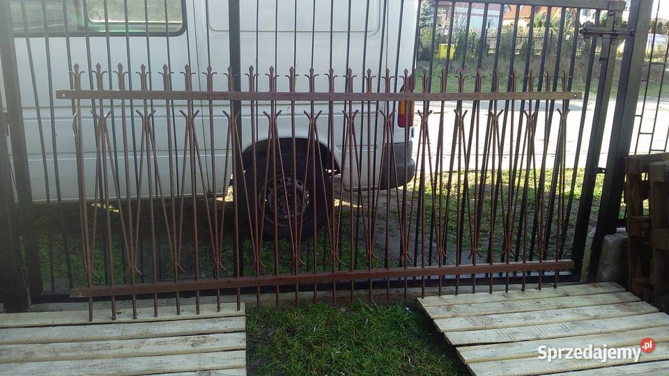 Ogrodzenie przęsła płot brama furtka metal pomorskie Reda
