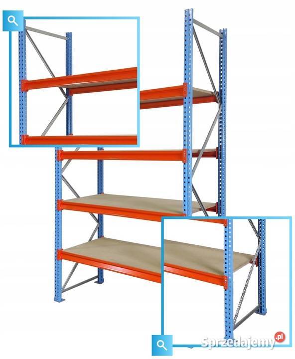 REGAŁ MAGAZYNOWY METALOWY WYTRZYMAŁY MRTK23 Magazynowanie