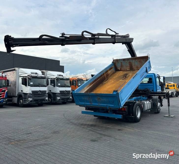 Mercedes Axor 1829 wywrotka z dzwigiem 290KM Wywrotki Warszawa