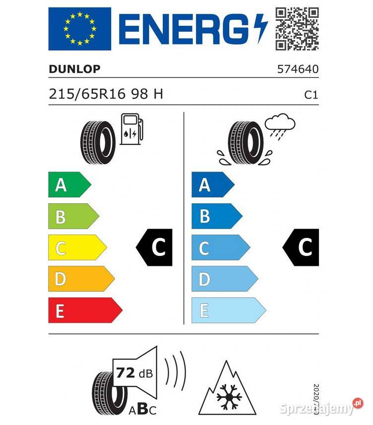Opona Dunlop 21565R16 WINTER SPORT 5 98H dot Dunlop