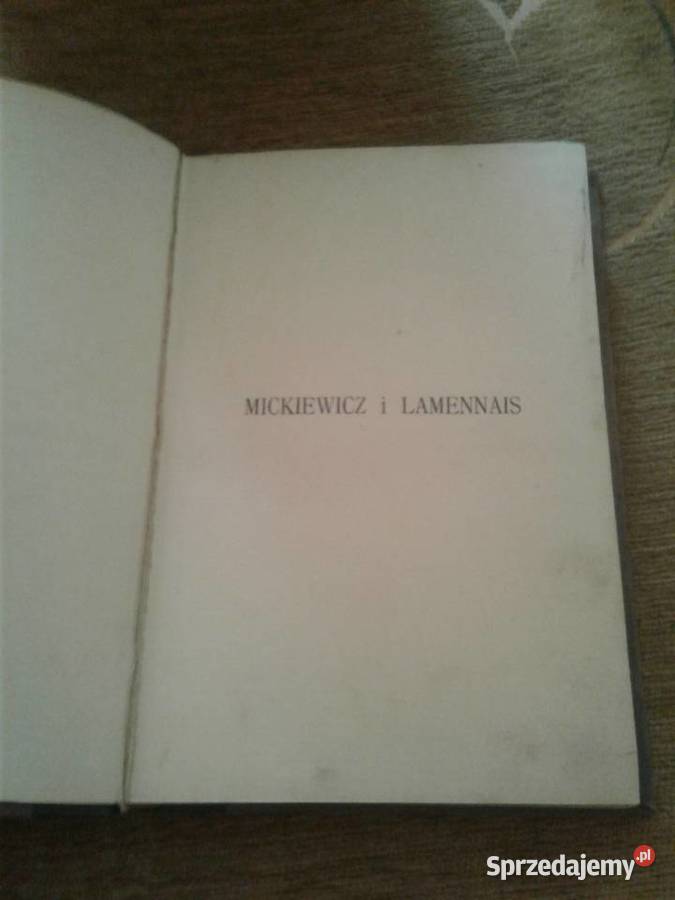 Mickiewicz i lamenais Włocławek