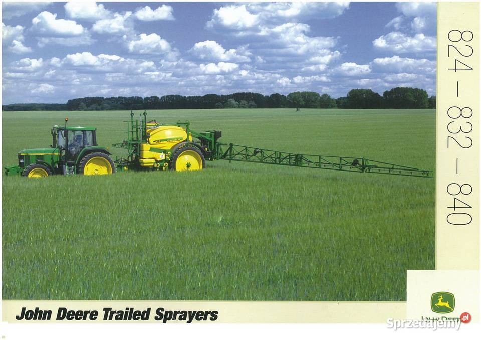 JD 824 832 840 Instrukcja katalog John deere Szamotuły