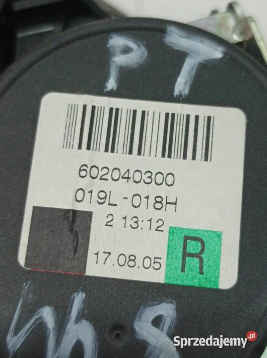 PAS BEZPIECZEŃSTWA PRAWY LEWY TYŁ KANAPY KPL sprzedam