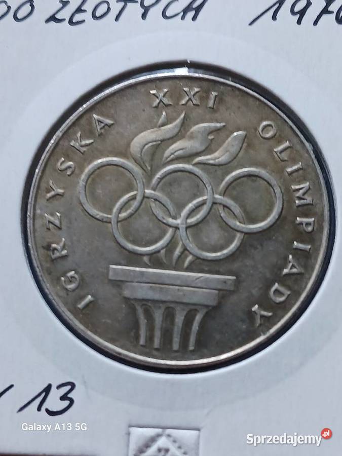 200 Igrzyska XXI Olimpiady 1976 r 13 Numizmatyka Konin