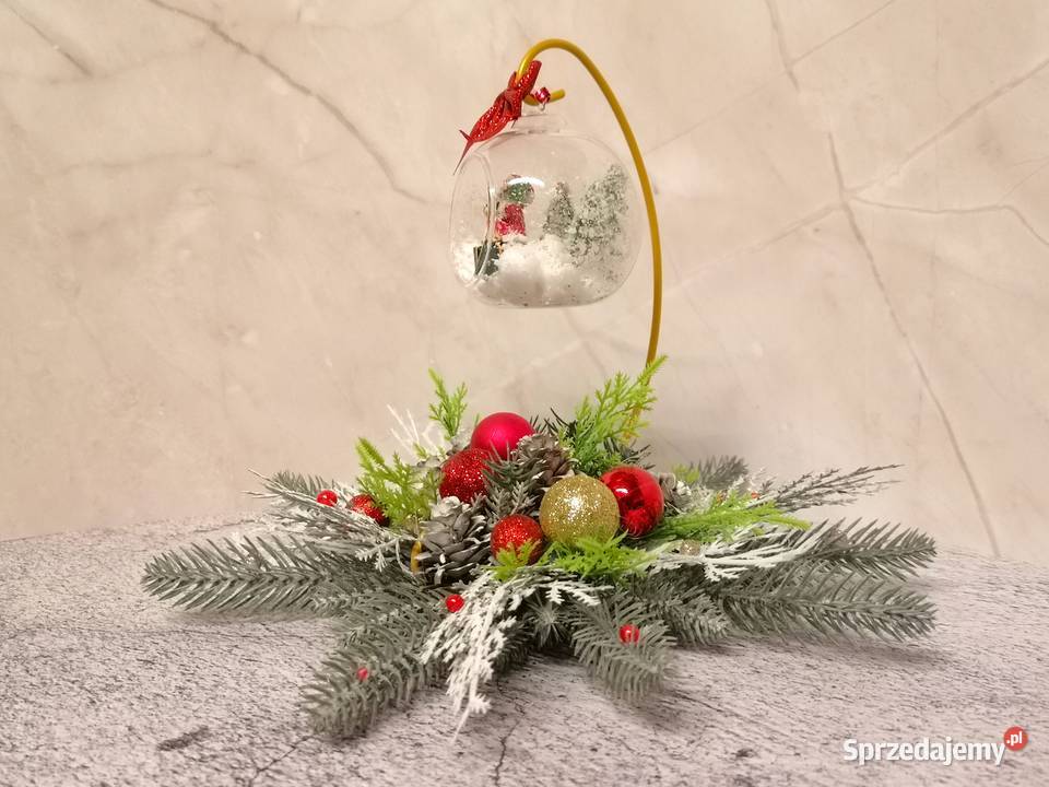 Ręcznie wykonany stroik świąteczny z dekoracyjną Boże Narodzenie Kielce
