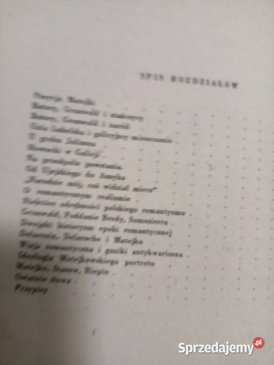 Szancer ilustracje Matejko i Słowacki książki mazowieckie Warszawa