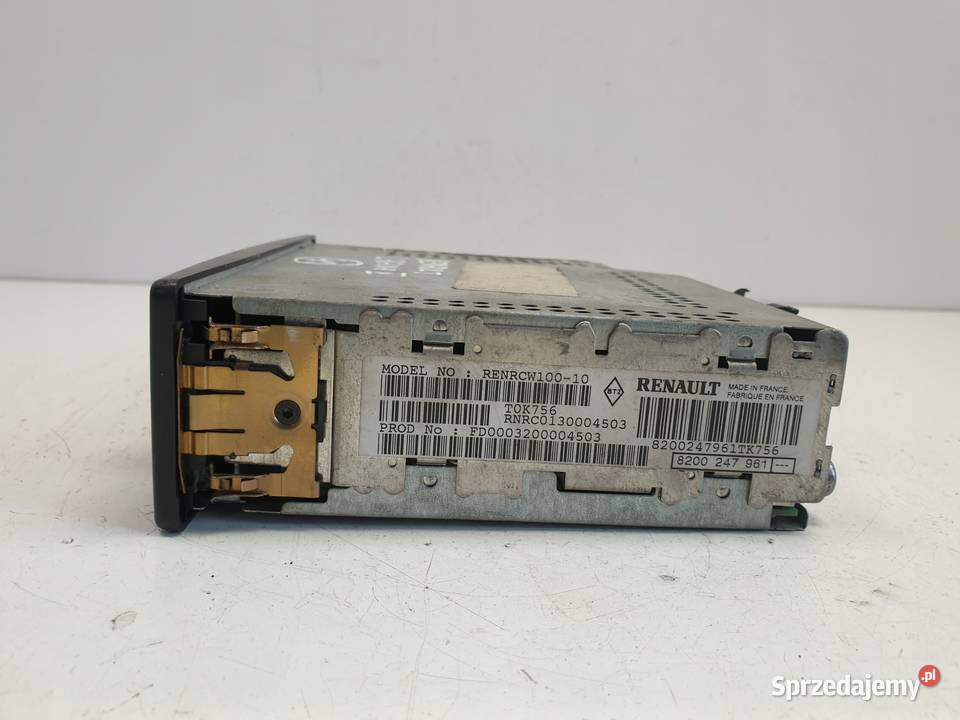Renault Laguna II RADIOODTWARZACZ 8200247961 Kod osobowe Rudka
