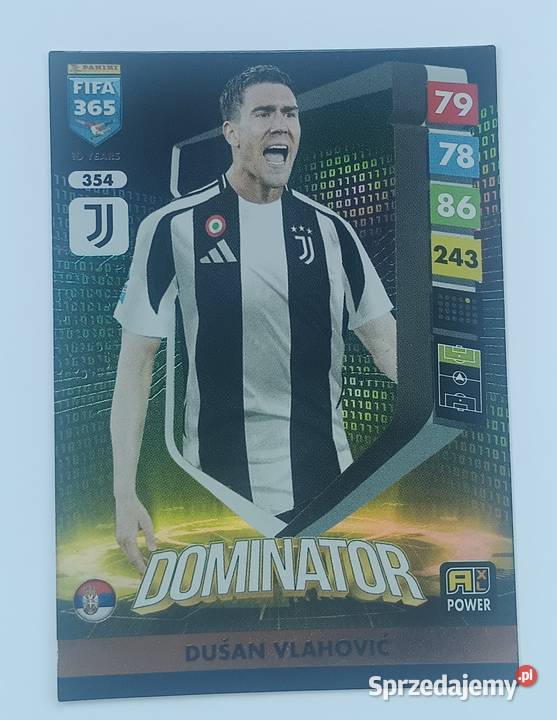 Dusan Vlahović 354 karta Fifa 365 Adrenaline XL