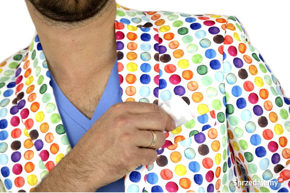 GIOVANNI PERA Marynarka męska D001 grochy różne Rozmiar XL wielkopolskie Ostrów Wielkopolski