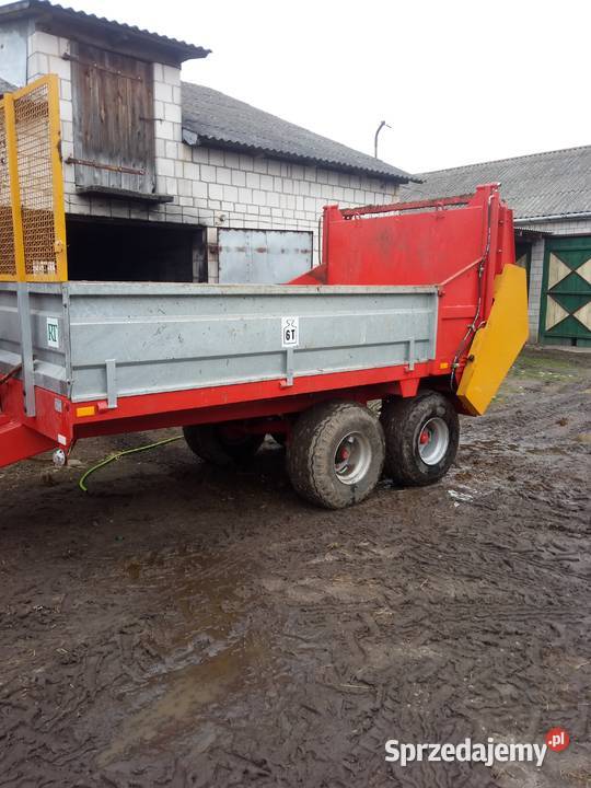 Rozrzutnik obornika roltrans 6 ton tandem Łępin