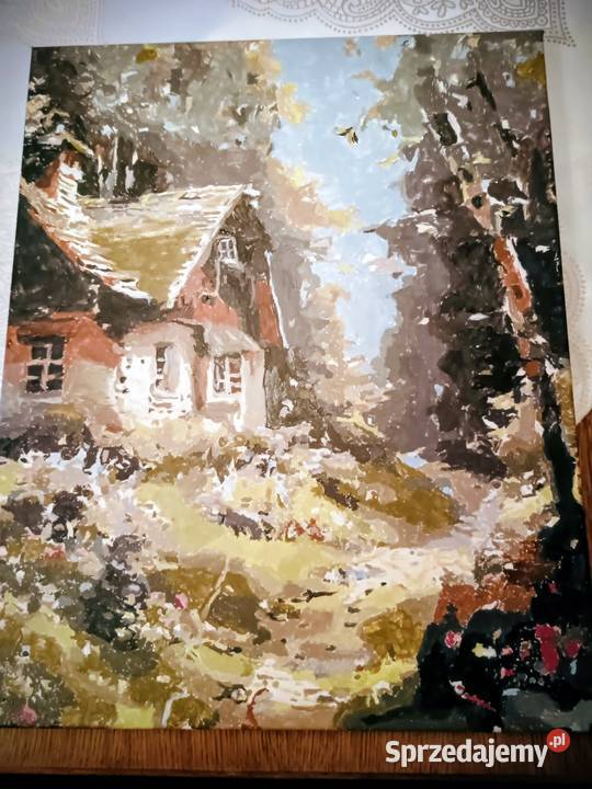 obrazy na płótnie malowane Pozostałe Łódź