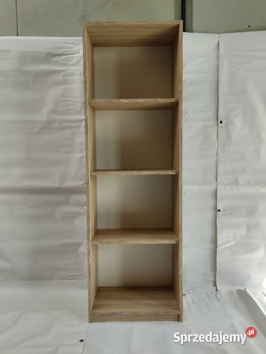 Regał na książki 58 x 35 x 180 4 poziomy 58cm Unisław
