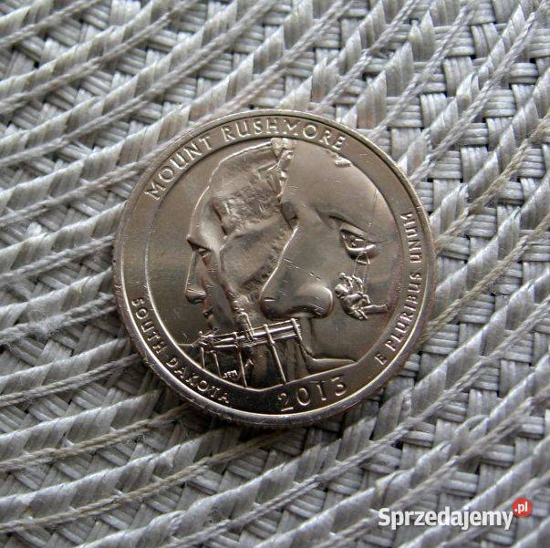 USA Quarter Dollar 2013r D MOUNT RUSHMORE Kalisz