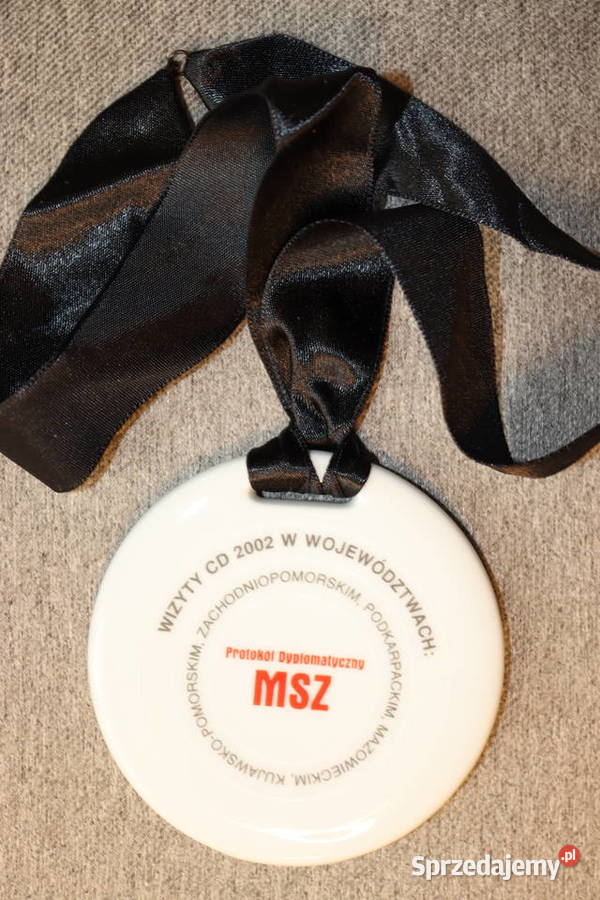 Medal wizyty CD w 2002 r Warszawa
