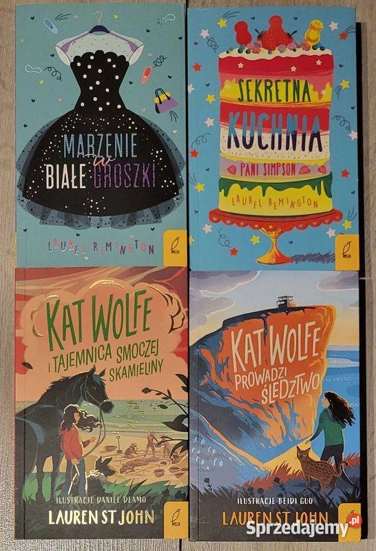 Kat Wolfe prowadzi śledztwo Tajemnica smoczej Beletrystyka, powieści Książki dla dzieci Ząbki sprzedam