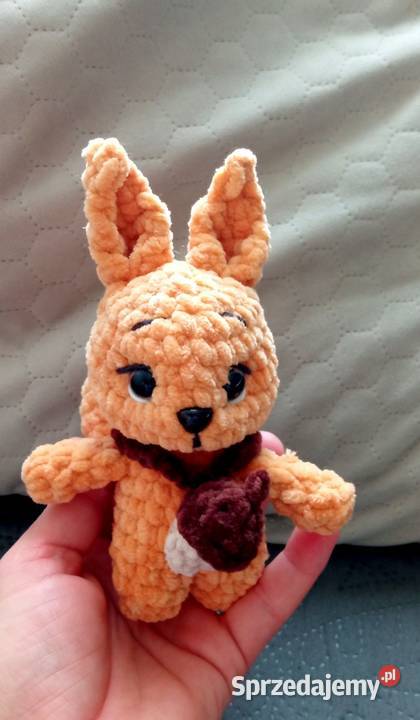 Wiewiórka wykonana na szydełku Łask sprzedam