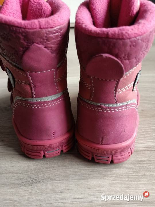 Buty kozaki śniegowce dziewczęce różowe Lasocki mazowieckie Płock