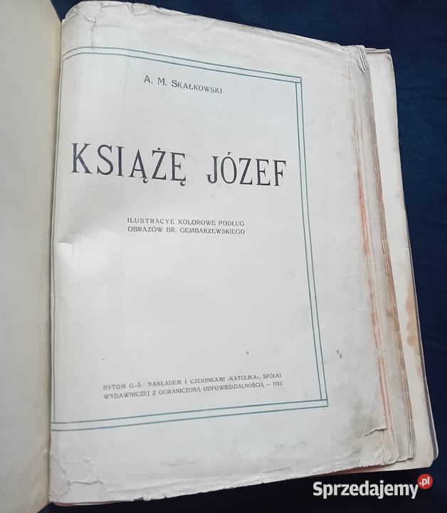 AM Skałkowski Książę Józef Katolik Spółka Antyki, Sztuka, Kolekcje Koźminek sprzedam