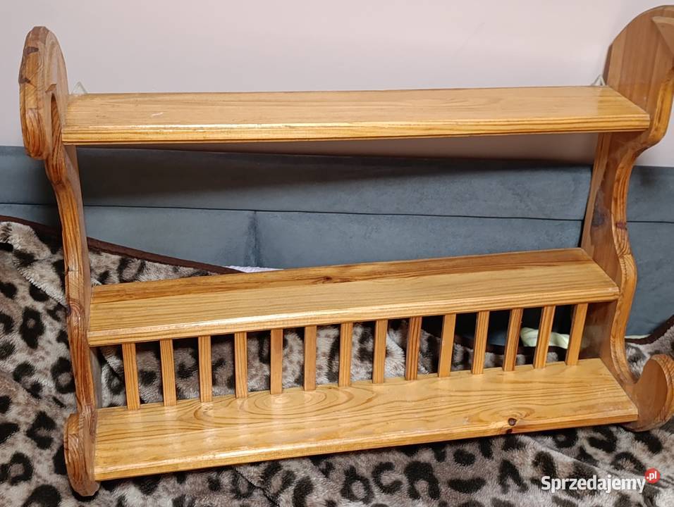 półka wisząca drewniana Półki wielkopolskie Poznań