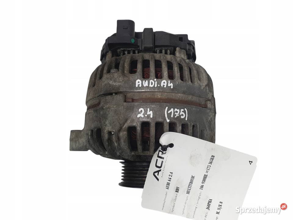ALTERNATOR Audi A4 B6 24 27 30 V6 Bosch Chełm