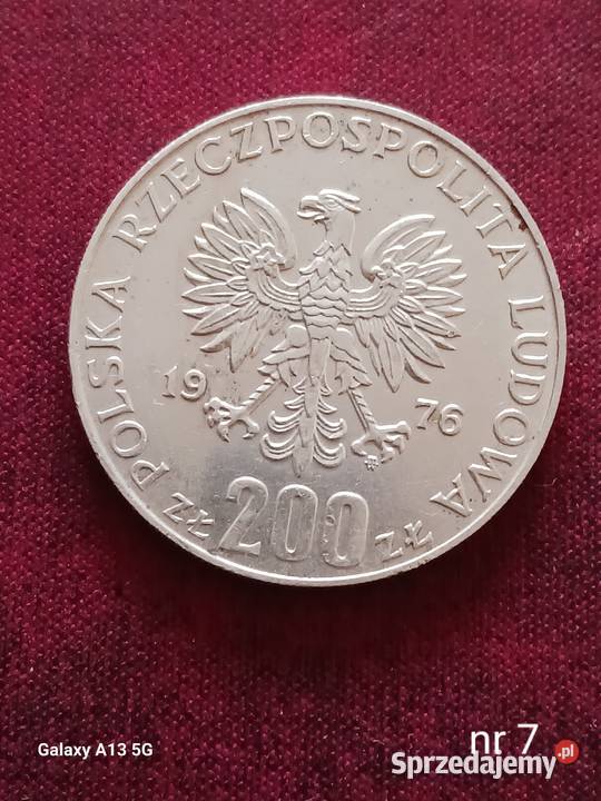 200 Igrzyska XXI Olimpiady 1976 r7około mennicze Konin