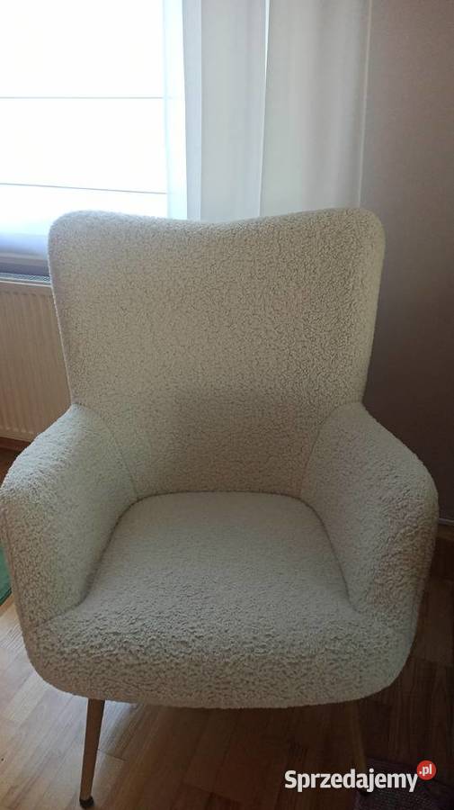 Fotel HUNDESTED naturalna biel pluszkolor podkarpackie Orły