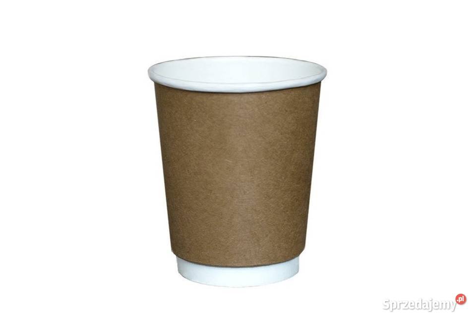 Kubki papierowe KRAFT do gorących napojów 250ml świętokrzyskie Sandomierz sprzedam