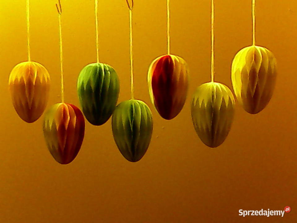 Niepowtarzalne ozdoby choinkowe papierowe łezki sprzedam