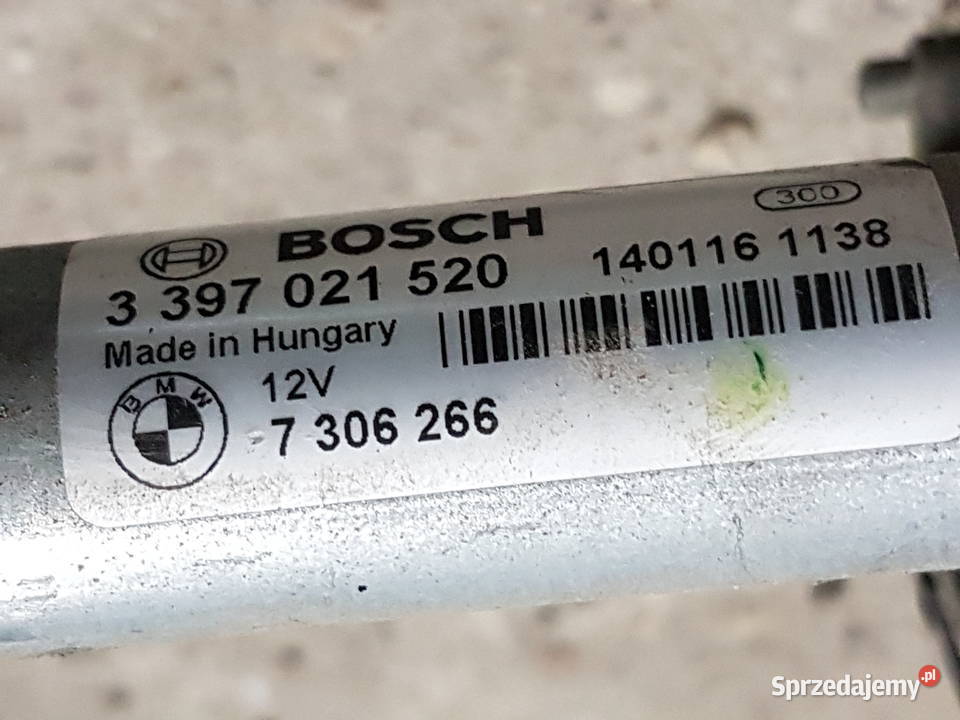 BMW 740 530 F01 F10 MECHANIZM WYCIERACZEK PRZOD