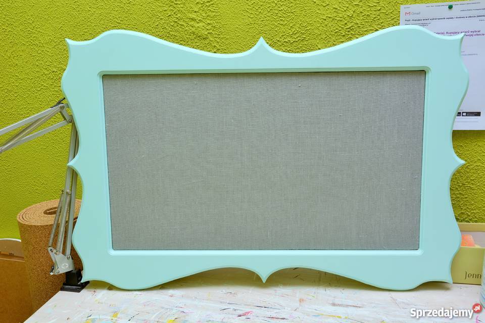 Tablica korkowa Glamour 9060 Hand Made biały łódzkie Piotrków Trybunalski