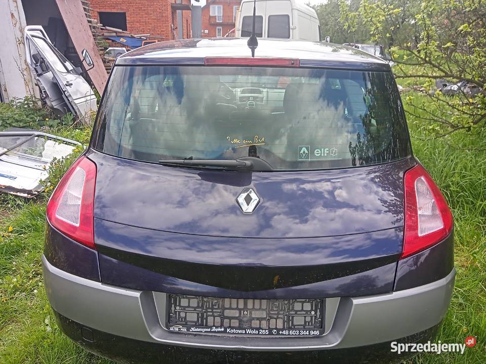 Klapa bagażnik Megane II TE268 3D Hatchback Sandomierz sprzedam