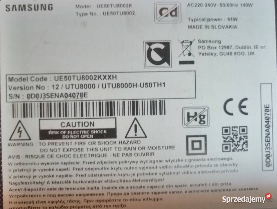 Płyty z tv pionier i samsung Chrostkowo