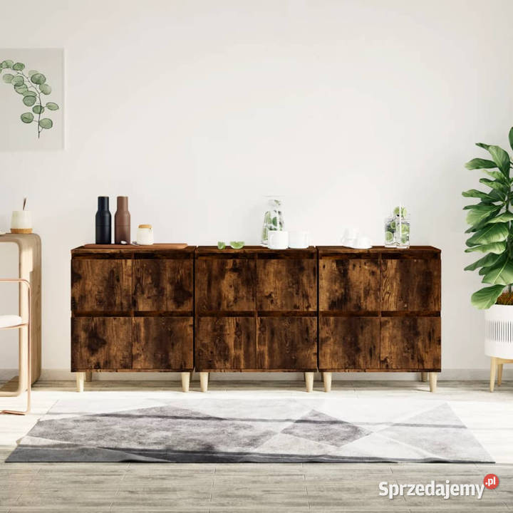 Komody 3 przydymiony dąb 60x35x70 WM3185772 Warszawa sprzedam