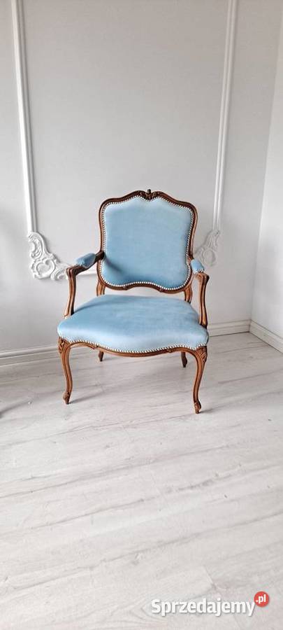Stylowt fotel krzesło Ludwik Ludwikowskie 50cm Fotele zachodniopomorskie Szczecin