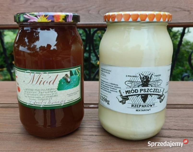 Naturalny miód pszczelarza z własnej pasieki Pszczelarstwo sprzedam