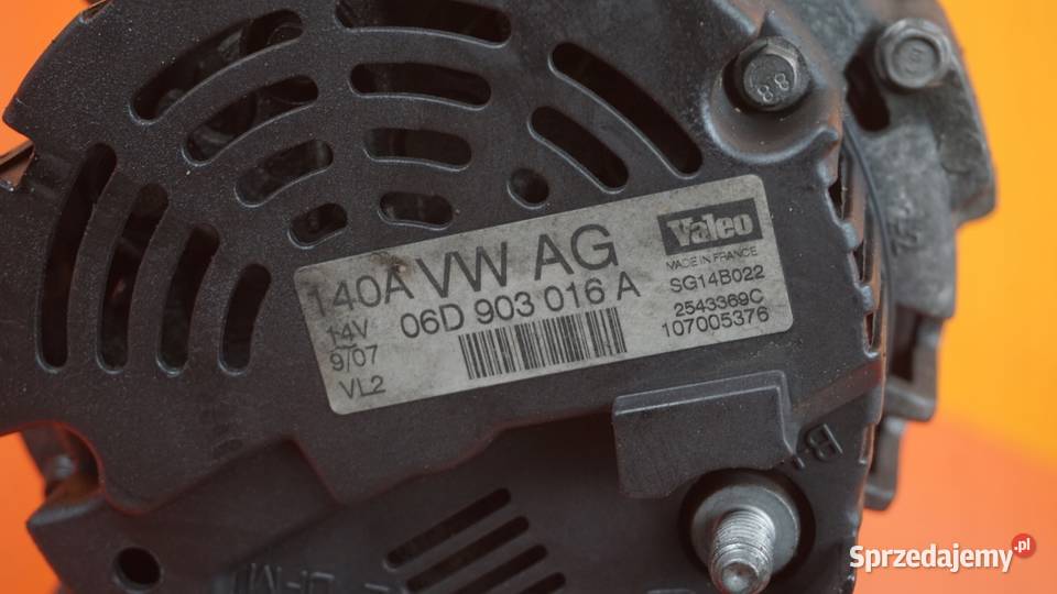 A4 B7 GOLF OCTAVIA 20 TFSI 08r BWE alternator mazowieckie