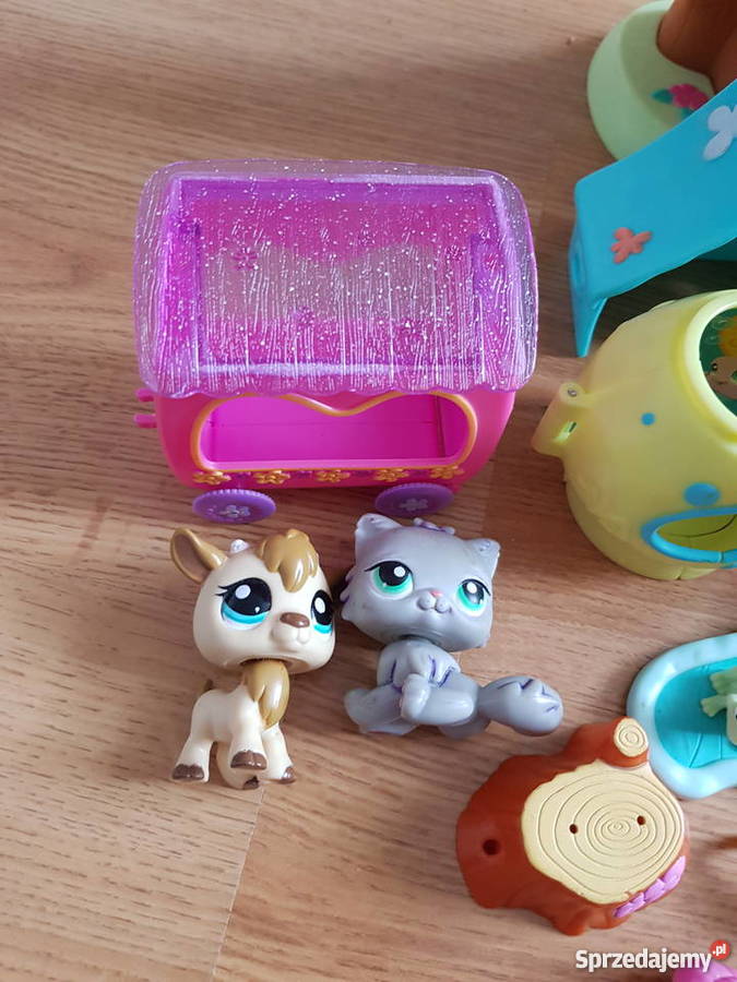 Littlest pet shop domek duże drzewo Rożki