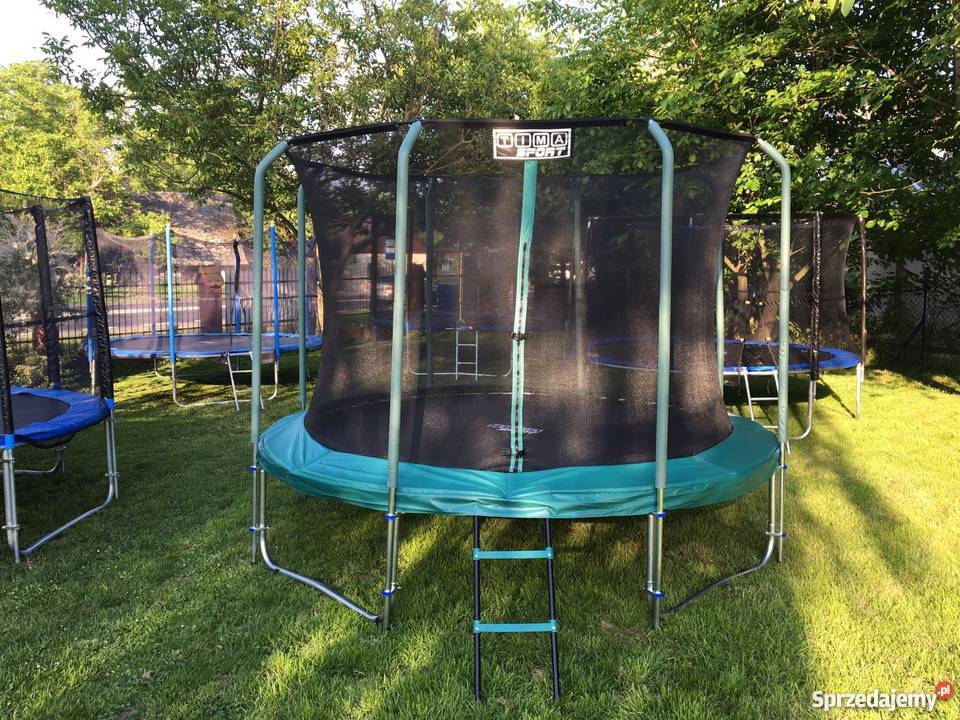 Trampolina Profesjonal 252 Zielona Czarna Poznań