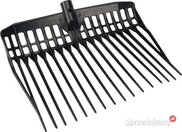 Widły do obornika z tworzywa 16 zębów nieoprawne małopolskie Kamionna