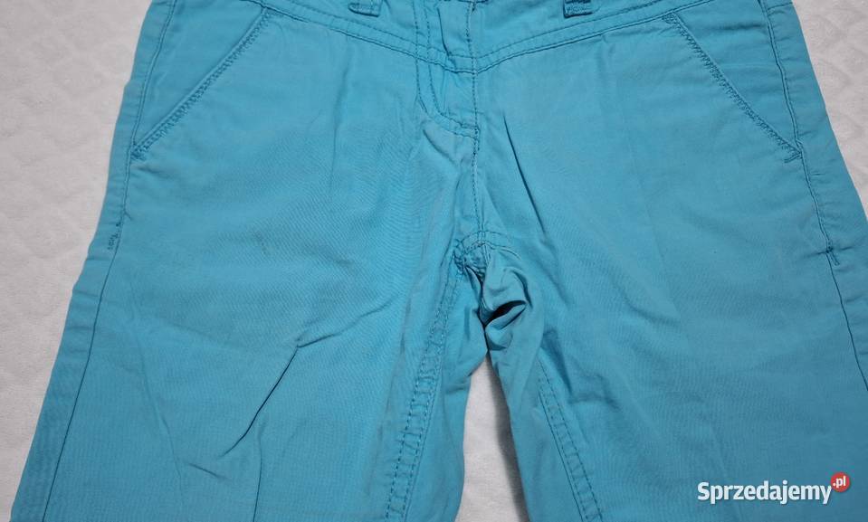 Krótkie spodenki chłopięce niebieskie 128 Alive Czeladź sprzedam